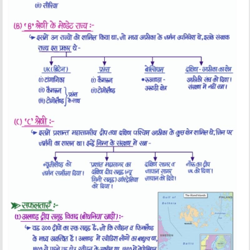 World History Notes - (आधुनिक विश्व इतिहास) Handwritten Notes